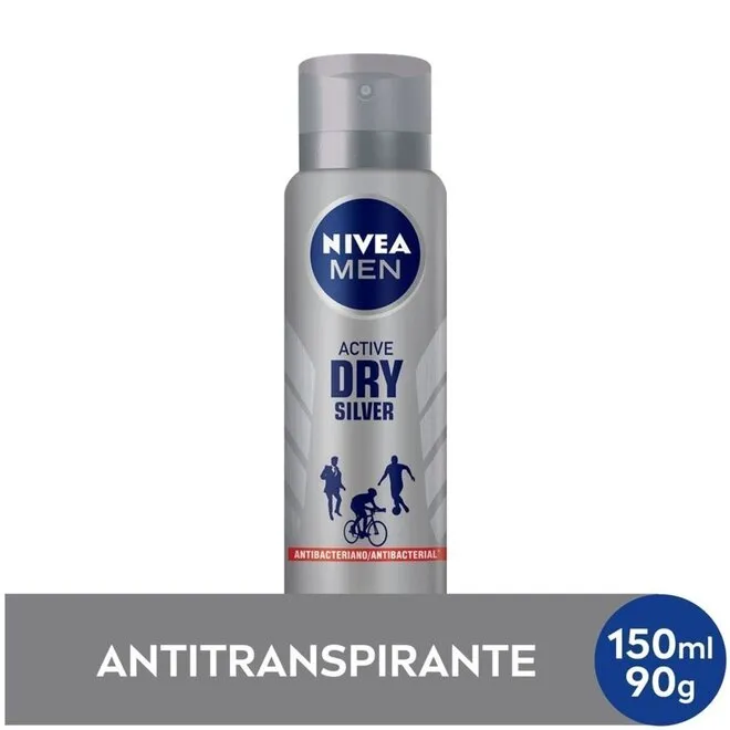 Desodorante Aerosol Nivea Men Silver Protect 150ml