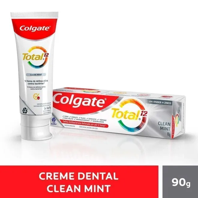 Creme Dental Total 12 Clean Mint 90g - COLGATE
