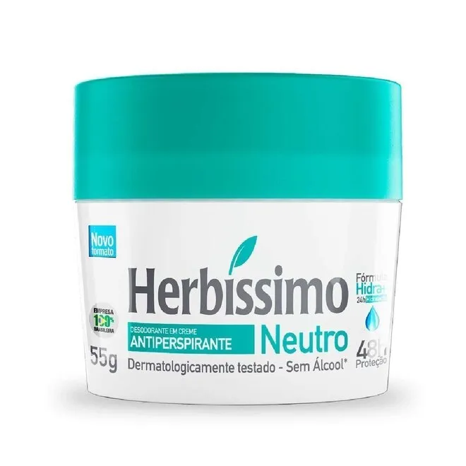 Desodorante Creme Herbissimo Neutro 55G