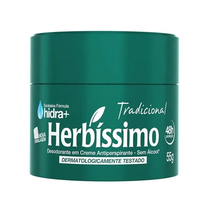 Desodorante Creme Tradicional 55g - HERBISSIMO