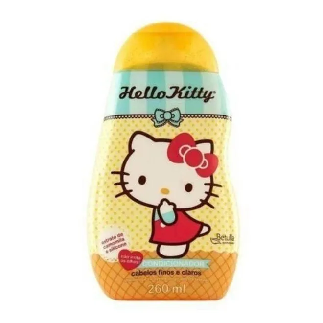 Condicionador Hello Kitty Cabelos Finos E Claros Com 260Ml