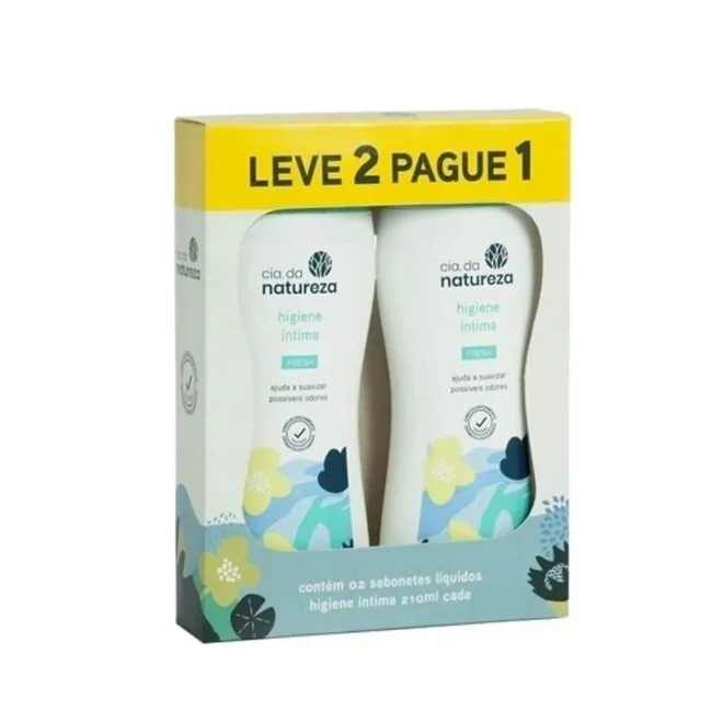 Sabonete Líquido Íntimo 210ml - CIA DA NATUREZA