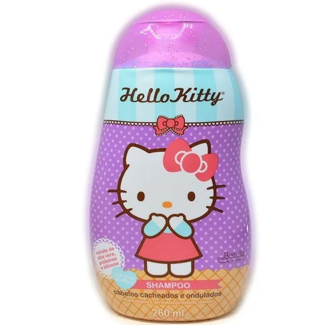 Shampoo Hello Kitty Cacheados Com 260Ml
