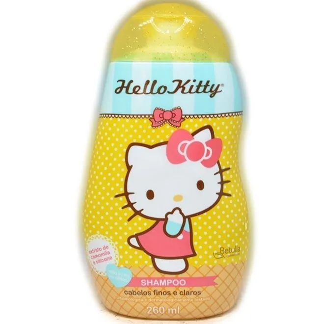 Shampoo Hello Kitty Cabelos Finos e Claros 260ml