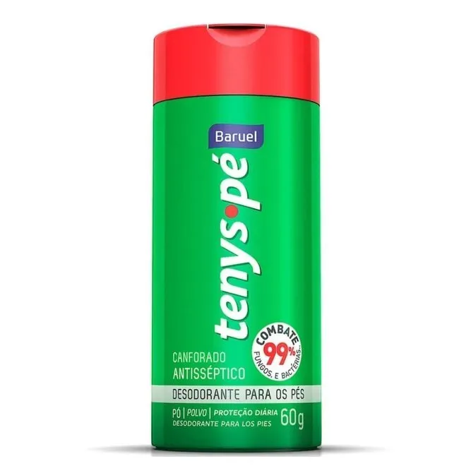 Tenys Pé Canforado Embalagem 60G