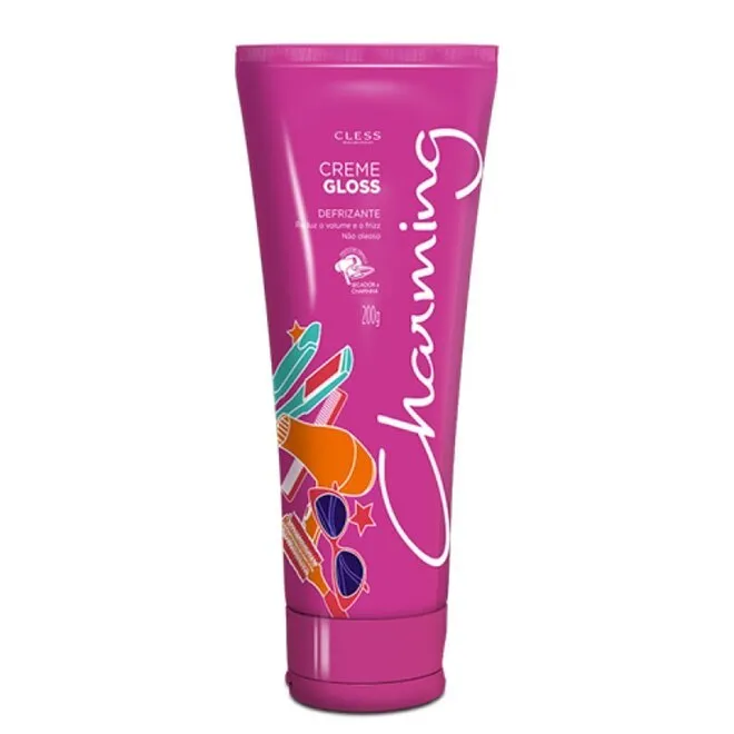 Creme Gloss Defrizante Para Cabelo Com 200G