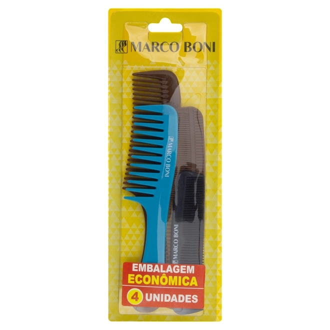 Conjunto de Pentes para Cabelos Familia 4 Unidad-MARCO BONI