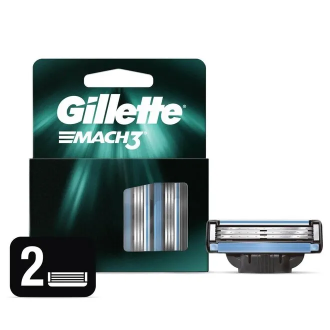 Carga Gillette Mach3 2Unid