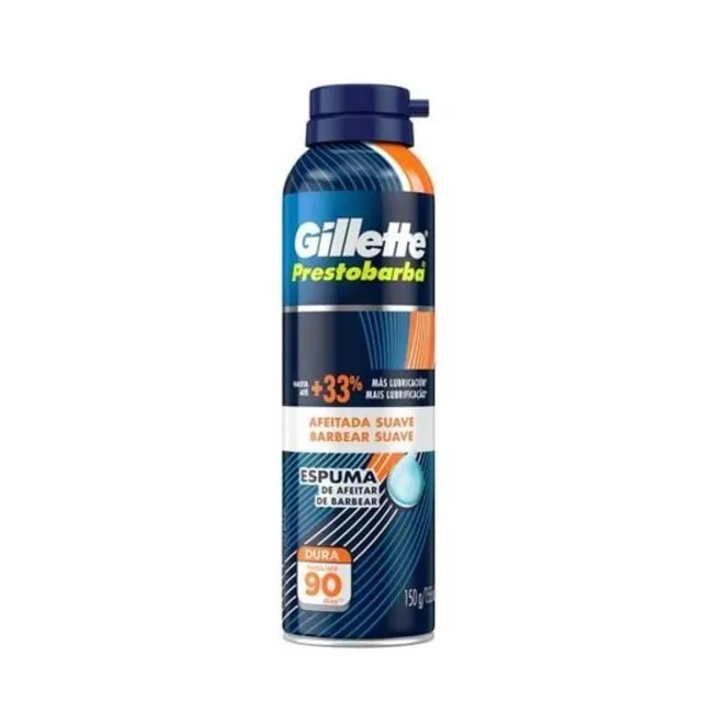 Espuma De Barbear Gillette Prestobarba Para Pele Normal 150G