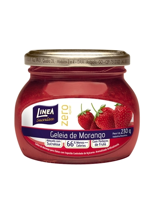 GELEIA LINEA DIET MORANGO 230G
