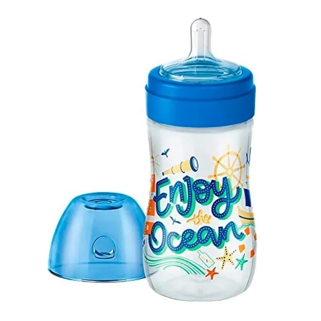 Mamadeira Lillo Super Divertida Cor Azul 260Ml