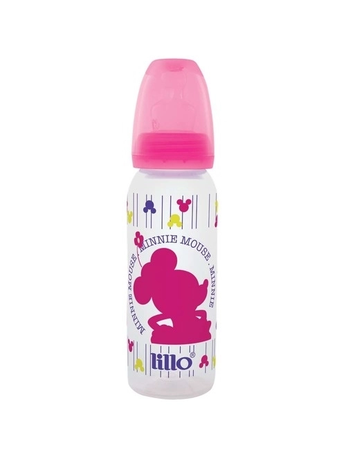 Mamadeira Lillo Disney Orto Rosa 240 ml