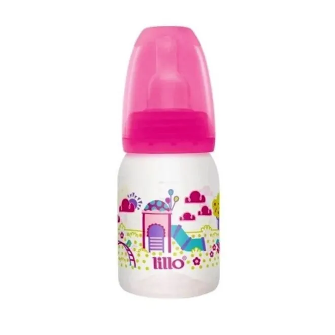 Mamadeira Lillo Divertida Rosa 120ml