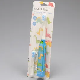 Escova de Dente Elétrica Infantil Multilaser Health Pro Dinossauro 1 Refil