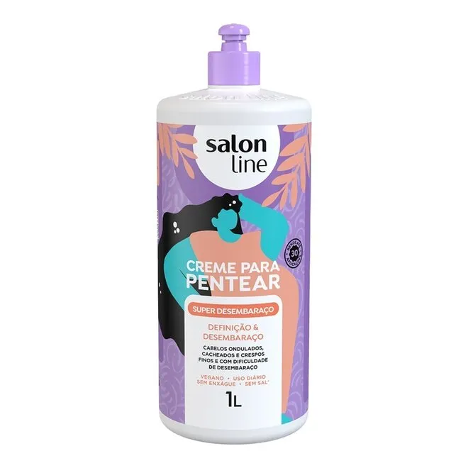 Creme Para Pentear Salon Line Super Desembaraço 1L