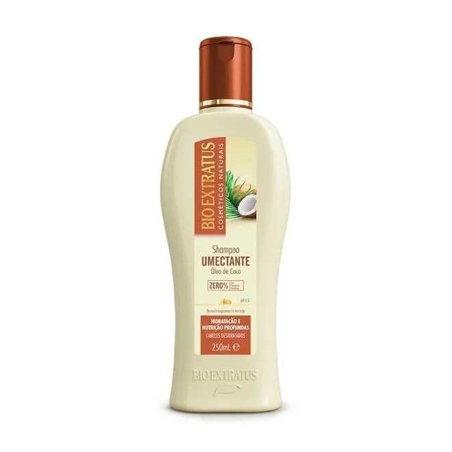 Shampoo Bio Extratus Umectante Óleo de Coco 250Ml