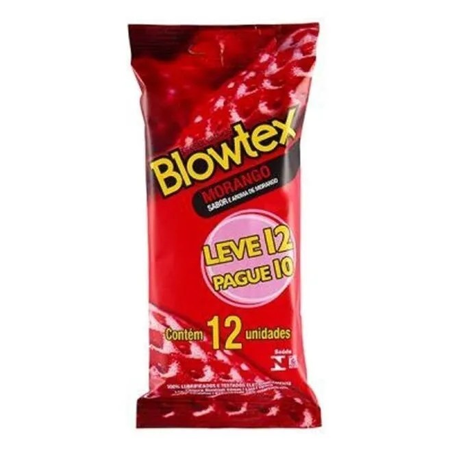 Preservativo Blowtex Morango L12 P10