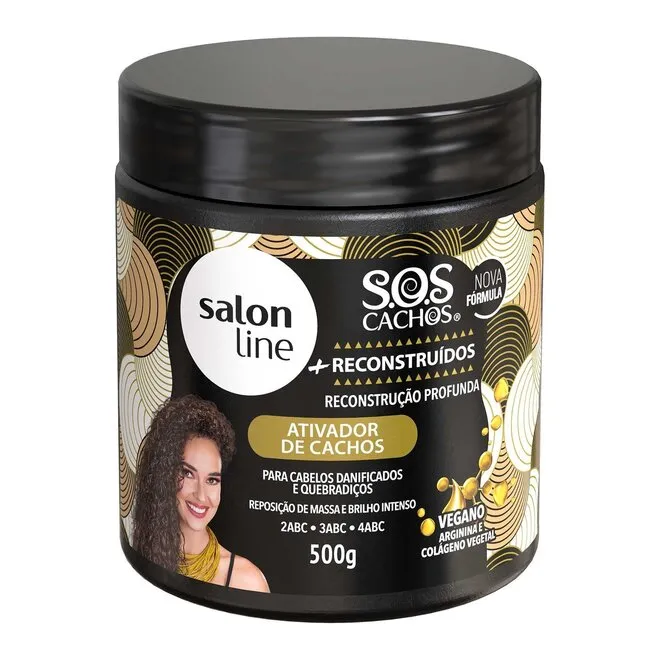 Ativador Cachos Salon Line Reconst 500G