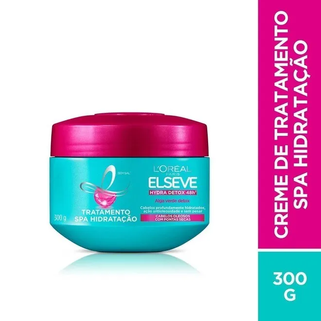 Creme Tratamento Elseve Hydra Detox Anti Oleosidade 300G