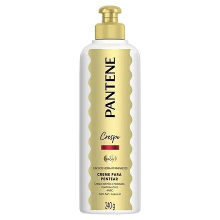 Creme p/Pentear Crespo Pantene Cachos Hidra-Vitaminados 240g