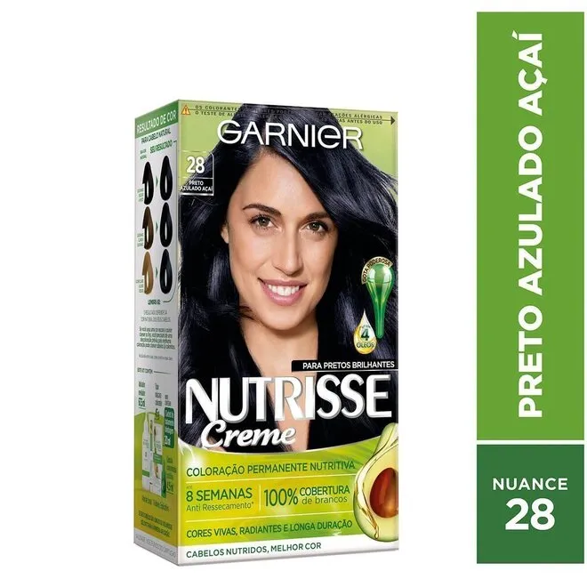 Tinta Nutrisse Preto Azulado Acai 28