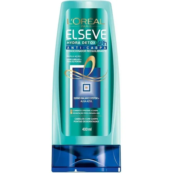 Condicionador Elseve Hydra Detox Anticaspa 400ml