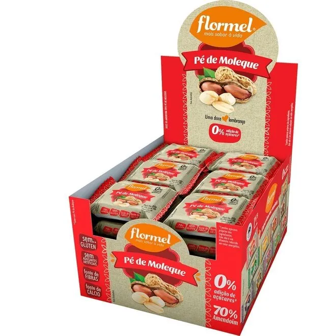 Pe De Moleque Zero Açucar Flormel 20G
