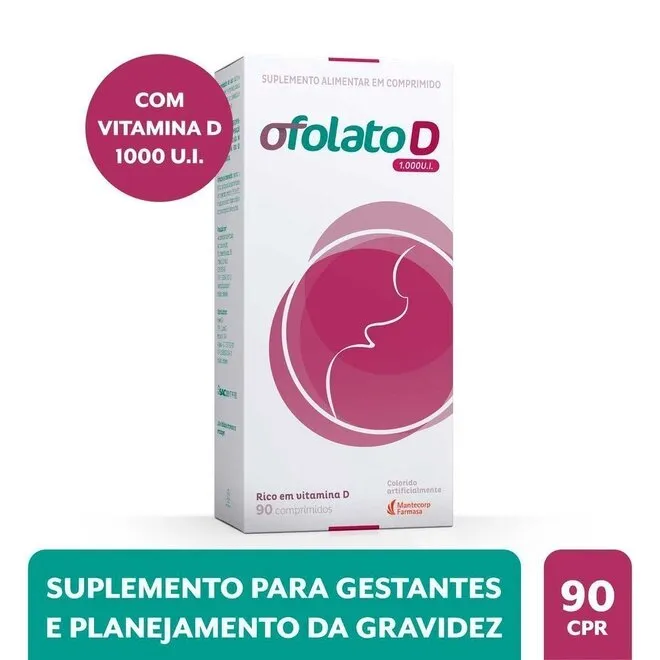 Ofolato D 1000UI 90 Comprimidos