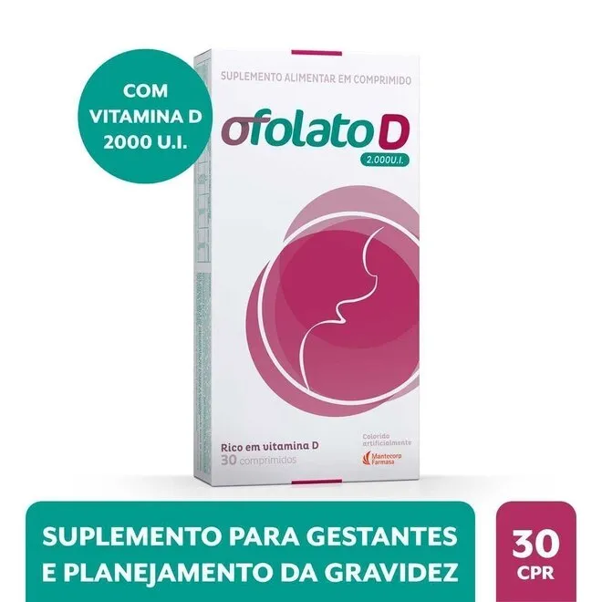 Ofolato D 2000Ui 30 Comprimidos