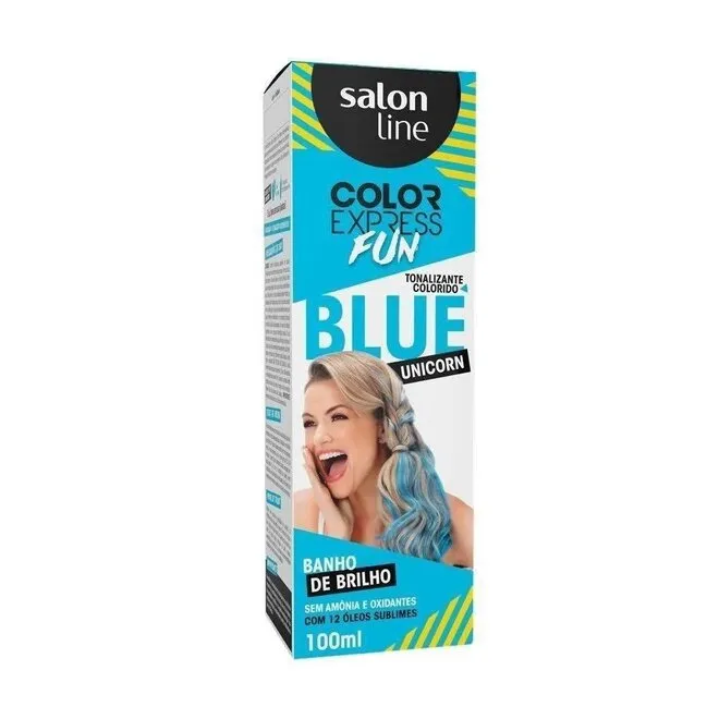 Tonalizador Salon Line Expressfun Blue Unicor 100ml