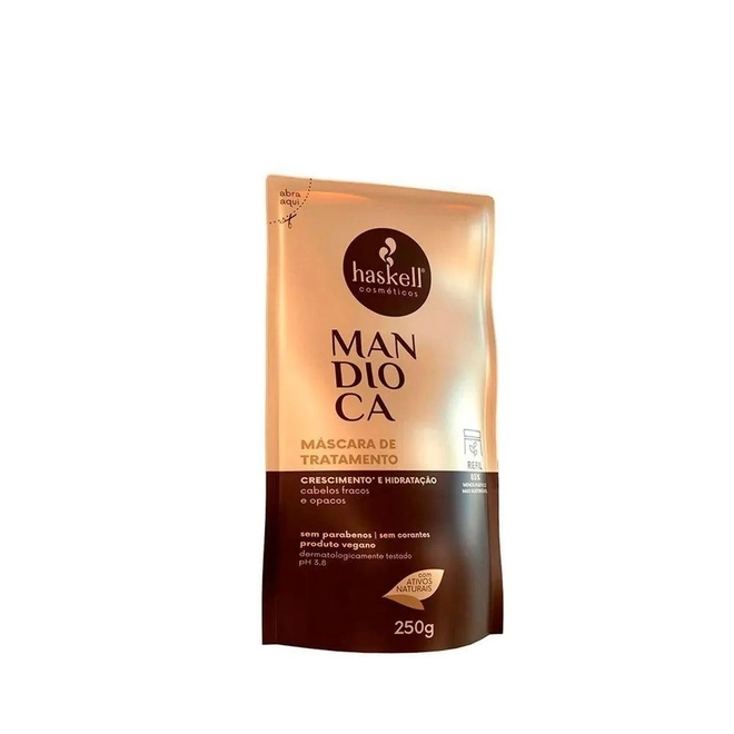 MÁSCARA MANDIOCA HASKELL REFIL 250G