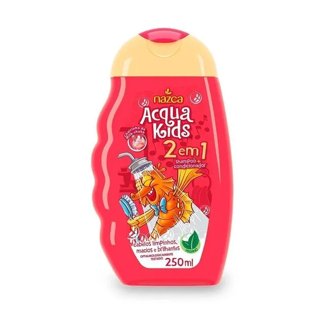 Shampoo Acqua Kids 2em1 Milk Shake Nazac 250ML