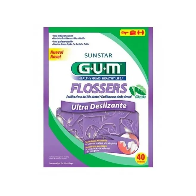 Flossers Sunstar Gum 40 Unidade