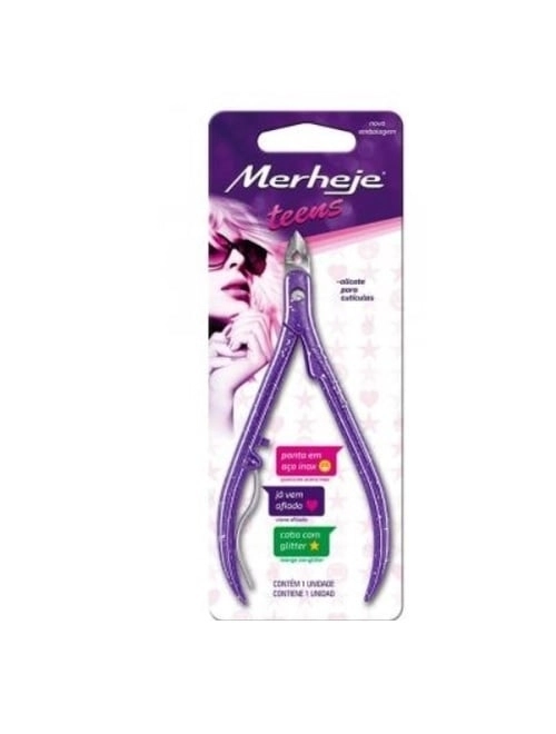 Alicate Para Cuticula Teens Lilas Merheje Un