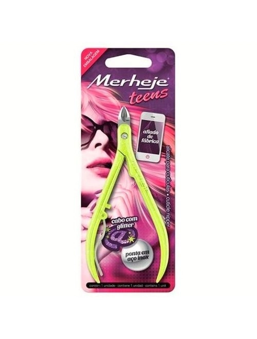 Alicate Cuticula Merheje Teens Rosa