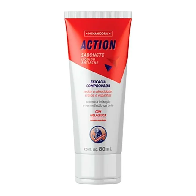 Sabonete Líquido Action Antiacne Minancora 80Ml