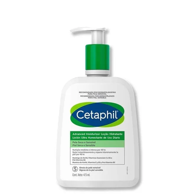 Loção Hidratante Cetaphil Advanced Moisturizer com 473g