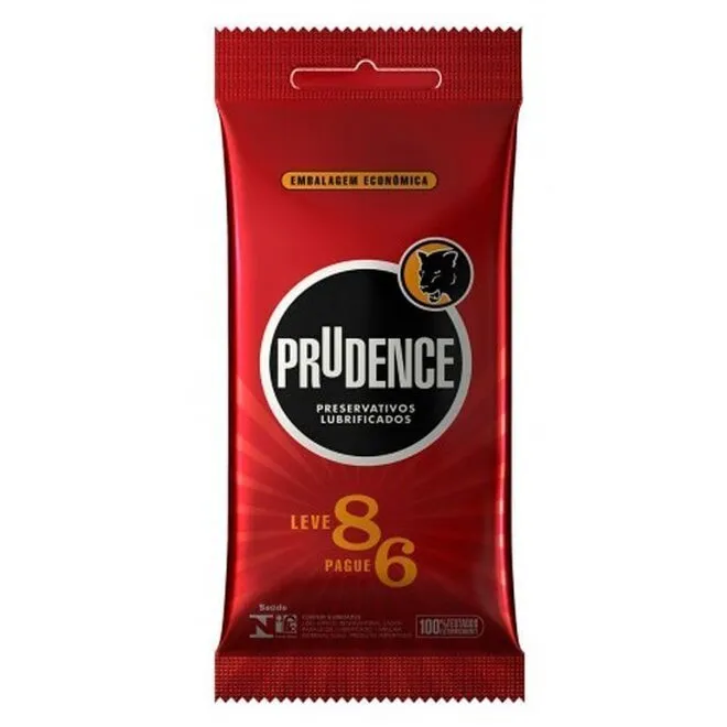 Preservativo Prudenc Cores Sabores L8P6Unidades