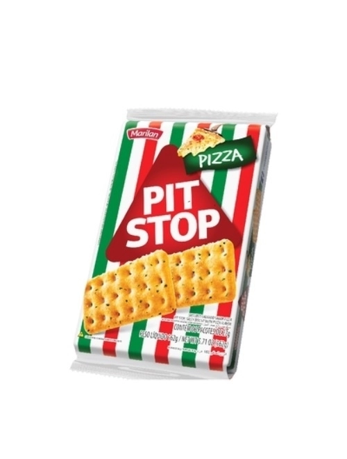 Biscoito Pit Stop Sabor Pizza Marilan 162G