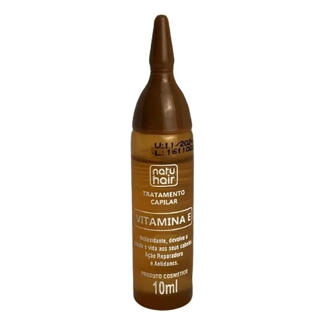 Ampola natu hair vitamina e 10ml