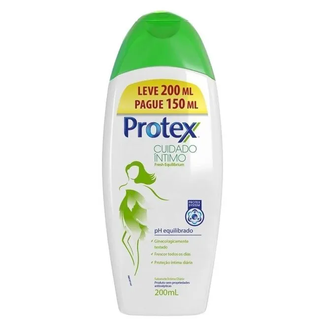 Sabonete Íntimo Protex Fresh Equilibrium 200ml
