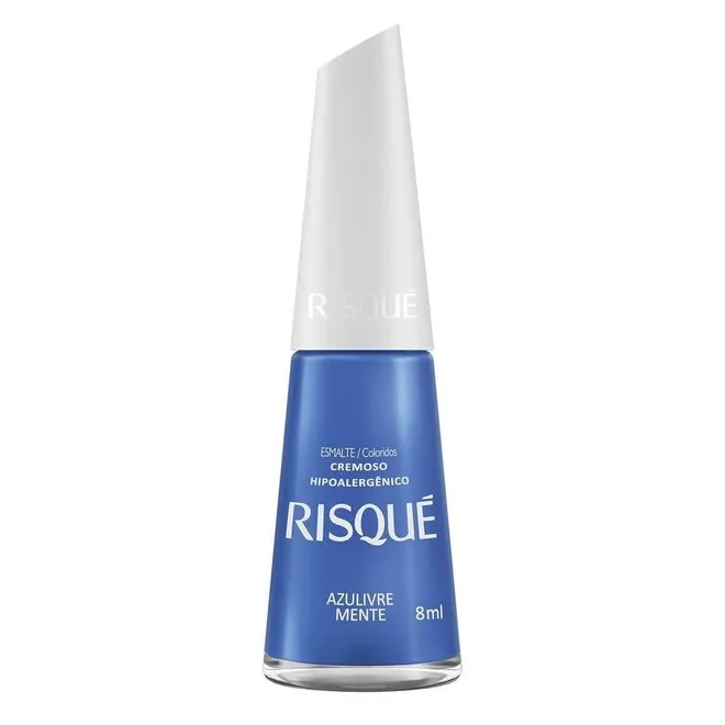 Esmalte Risque Cremoso Azulivre Mente 8 ml