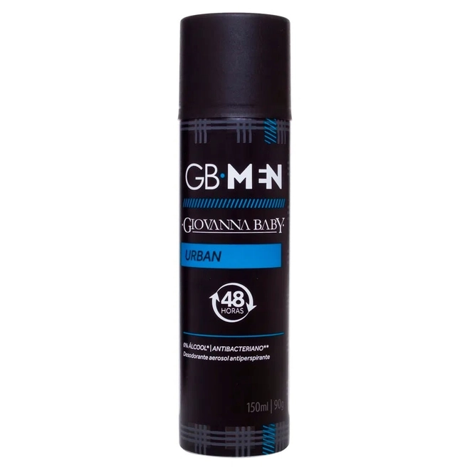 Desodorante Aerosol Giovanna Baby Gb Men Urban 150ml