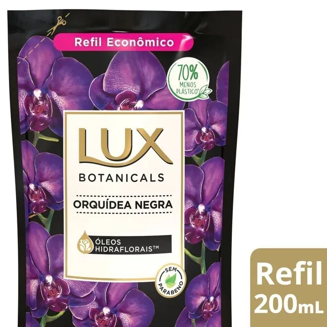 Sabonete Líquido Lux Botanicals Orquidea Negra 200ml