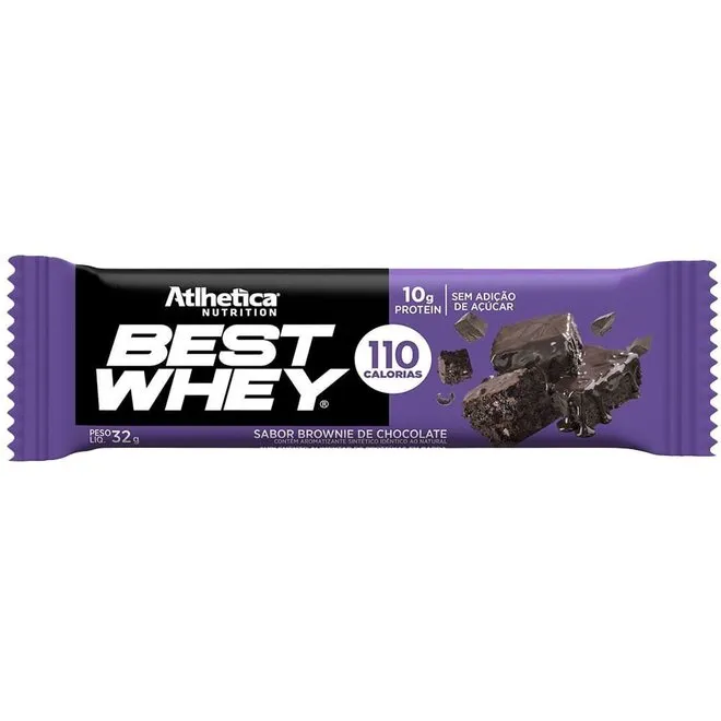 Barra Best Whey Brownie De Chocolate 32G