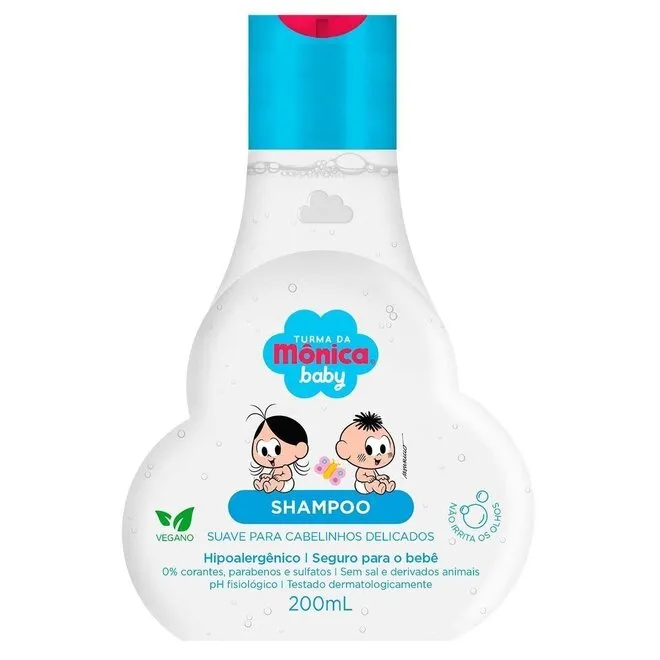 Shampoo Suave Turma da Mônica Baby Frasco 200ml