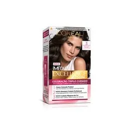 Tintura de Cabelo Imédia Excellence Creme 3 Castanho Escuro L'Oréal Paris 1 Unidade