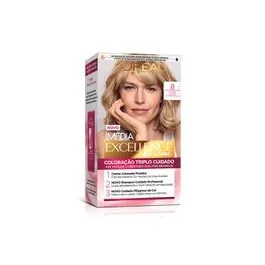 Tintura de Cabelo Imédia Excellence Creme 8 Louro Claro L'Oréal Paris 1 Unidade