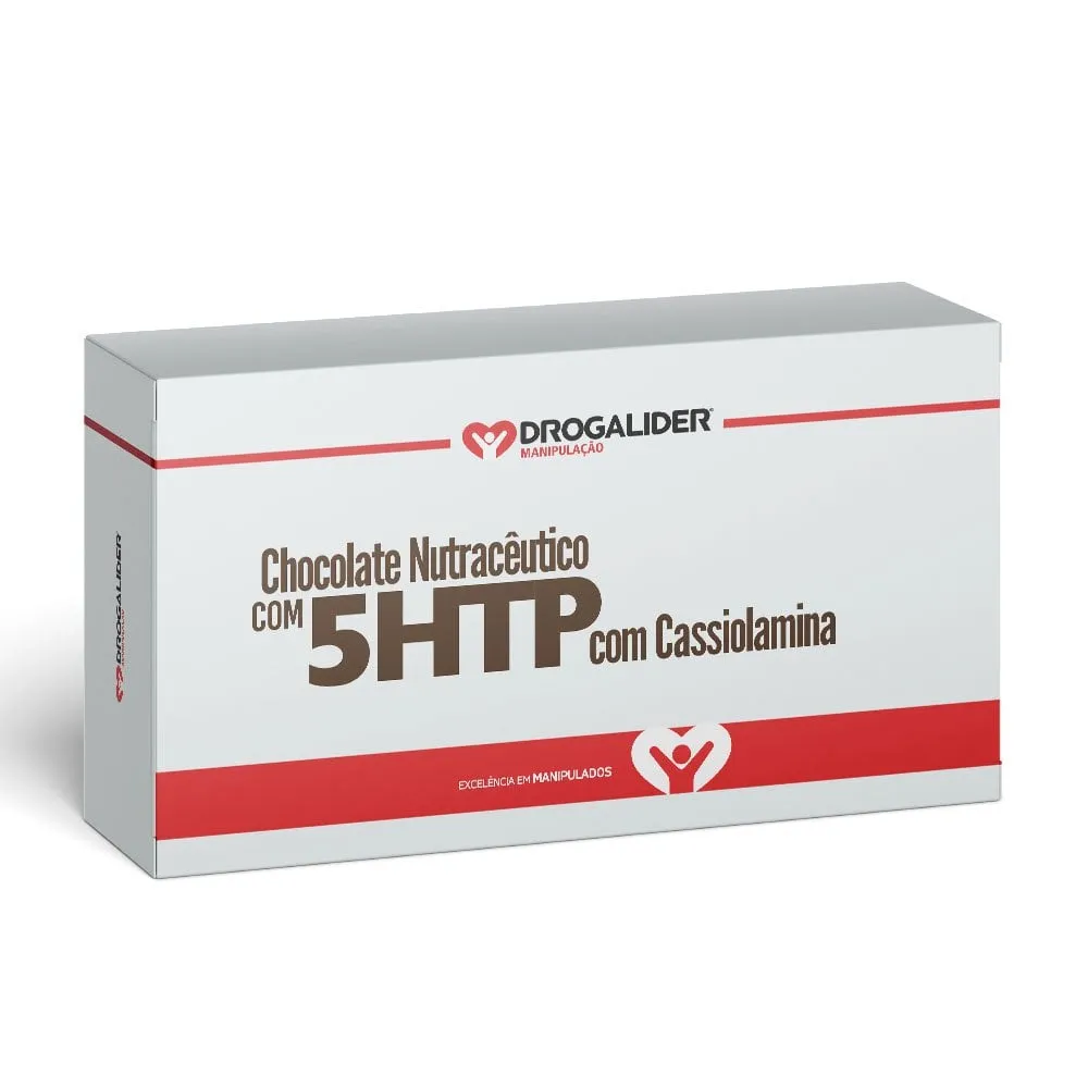 60 Chocolates Nutracêutico 5 HTP 100mg com Cassiolamina 150mg