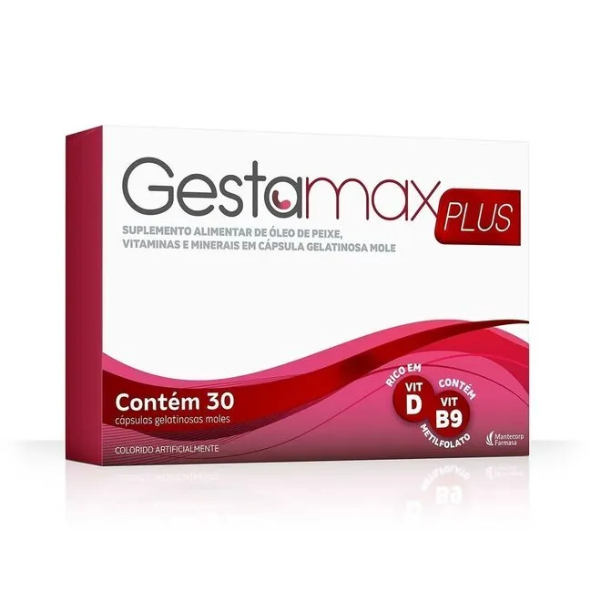 Gestamax Plus Com 30 Cápsulas Moles